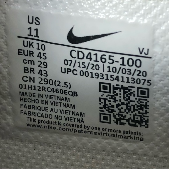 Nike Air Max Excee White Black Grey Running Casual Shoes Sneakers CD4165-100 - Picture 10 of 10